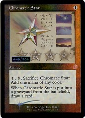 Chromatic Star - 448/500 - Foil - Retro Schematic - Serialized